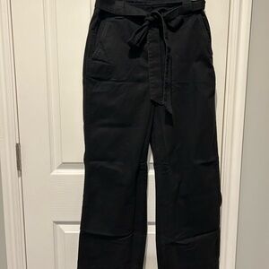 New J.Crew twill wide leg to waist chino pant